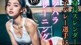 【貧乳】 高身長スレンダーな女子バレー選手にセクハラトレーニング 【d_338732】