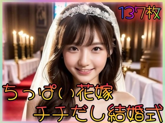 【貧乳】 ちっぱい花嫁チチだし結婚式 【d_350044】