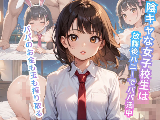 【貧乳】 陰キャな女子校生は放課後バニーでパパ活中 【d_492859】