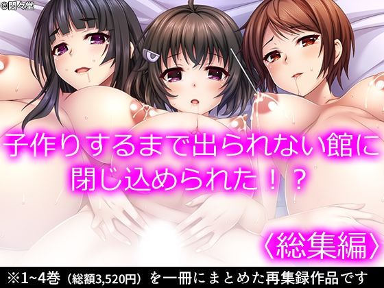 【貧乳】 子作りするまで出られない館に閉じ込められた！？ ＜総集編＞ 【d_250848】