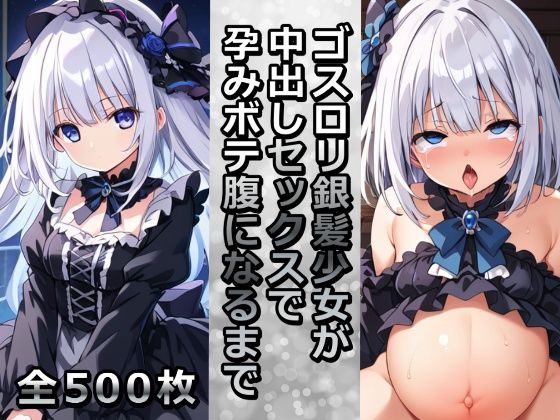 【貧乳】 ゴスロリ銀髪少女が中出しセックスで孕みボテ腹になるまで 【d_482949】