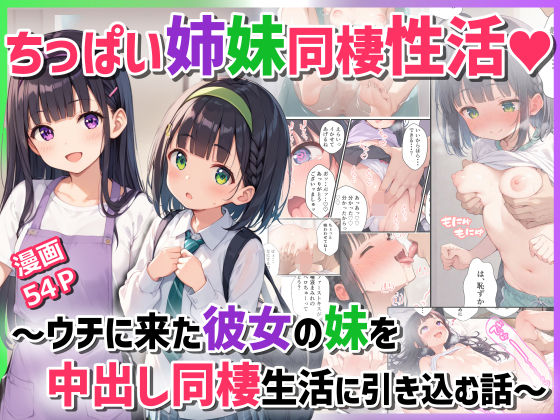 【貧乳】 ちっぱい姉妹同棲性活〜ウチに来た彼女の妹を中出し同棲生活に引き込む話〜 【d_522464】