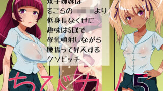 【貧乳】 ちびカノ5〜姪で生徒の双子姉妹はそこらの〇〇〇より低身長なくせに趣味はSEXで母乳噴射しながら腰振って昇天するクソビッチ 【d_085929】