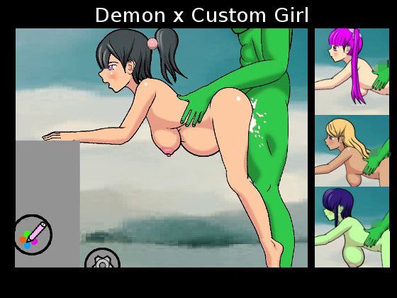 【貧乳】 Demon x Custom Girl 【d_115945】