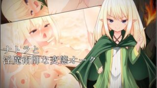 【貧乳】 ナトラと淫魔術師な変態オーク 【d_359090】