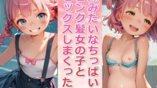 【貧乳】 妹みたいなちっぱいピンク髪女の子とセックスしまくった【ボテ腹あり】 【d_537500】
