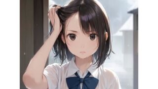 【貧乳】 勝手に雨宿りしないでください！ 【d_395776】