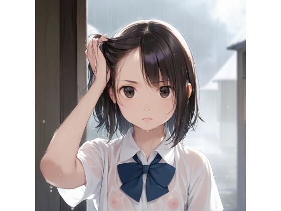 【貧乳】 勝手に雨宿りしないでください！ 【d_395776】
