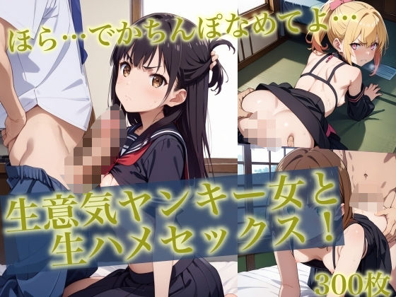 【貧乳】 ＜300枚超＞生意気ヤンキー女と生ハメセックス！3 【d_475790】