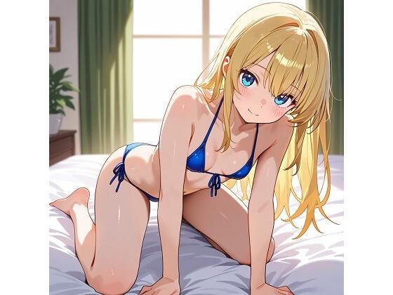 【貧乳】 金髪美少女と服乱れセックス 【d_577092】