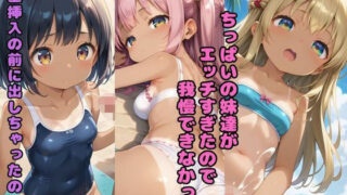 【貧乳】 ちっぱいの妹達がエッチすぎたので我慢できなかった 「生挿入の前に出しちゃったの？」 【d_578412】