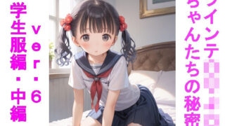 【貧乳】 ツインテ〇リJ〇ちゃんたちの秘密ver.6学生服編・中編 【d_584973】
