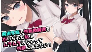 【貧乳】 魔術学院で性転換魔術をかけられた私は ムラムラしちゃって性欲に抗えない！ 【d_590291】