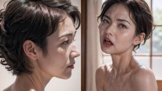 【貧乳】 【AI】熟女のイキ顔 【d_462920】