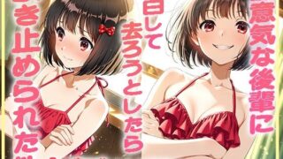 【貧乳】 生意気な後輩に告白して去ろうとしたら引き止められた件 【d_593988】