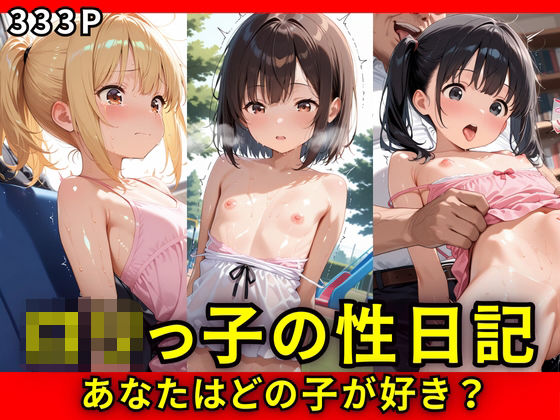 【貧乳】 ロリっ子の性日記〜きもおじ〜どのロリっ子が好き？ 【d_594547】