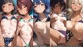 【貧乳】 ビーチでヤリ放題！水着ヒロイン【負けヒロインが多すぎる！】 【d_614043】