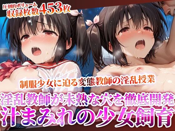 【貧乳】 妹系の制服少女に迫る禁断の所業！未熟な穴を開発しながら少女を徹底飼育する変態教師の淫乱授業！ 【d_615651】