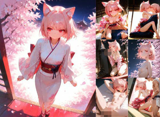 【貧乳】 桜猫 着物で着衣ックス 【d_551351】