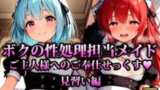 【貧乳】 専属の性処理担当メイド達の性欲が強すぎる件 見習い編 【d_610331】