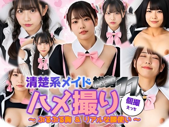 【貧乳】 【動画】清楚系メイド11人と密着ハメ撮り｜ぷるぷる胸＆本気腰 【d_614541】