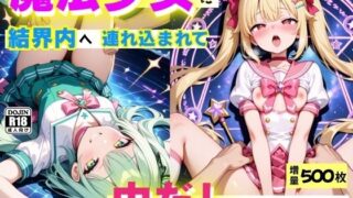【貧乳】 魔法少女に結界内へ連れ込まれて、中だしをせがまれる  〜誘惑魔法は突然に〜 【d_615521】