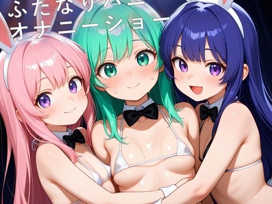 【貧乳】 ちっぱいふたなりバニーオナニーショー 【d_628173】