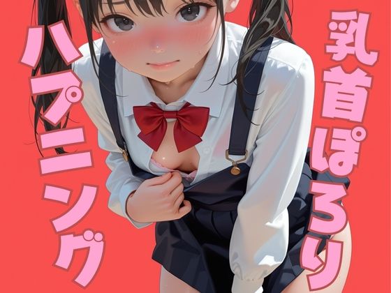 【貧乳】 乳首ぽろりブラちらりハプニング 【d_635605】