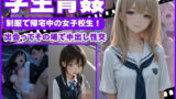 【貧乳】 【学生青姦】  制服で帰宅中の女子校生！〜出会ってその場で中出し性交〜 【d_659071】